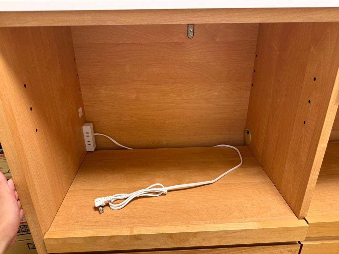 【美品】 リビングハウス キッチンカウンター 2019年製 家具 棚 ボード