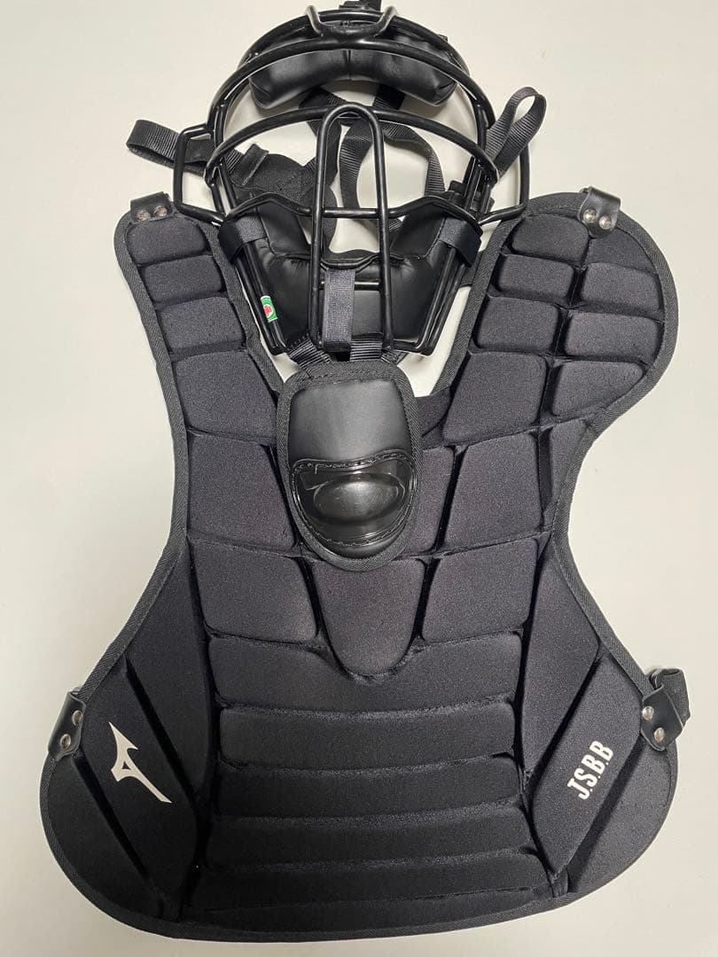 MIZUNO キャッチャーマスク プロテクター1試合のみ使用　軟式