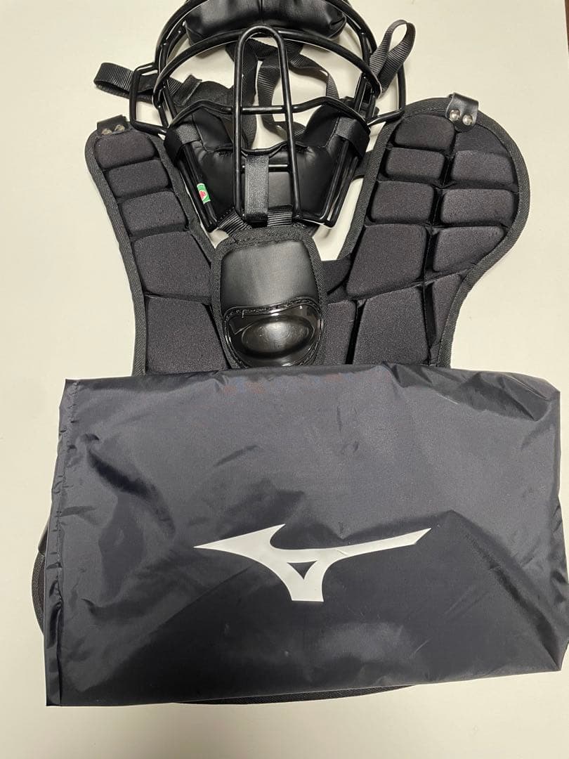 MIZUNO キャッチャーマスク プロテクター1試合のみ使用　軟式