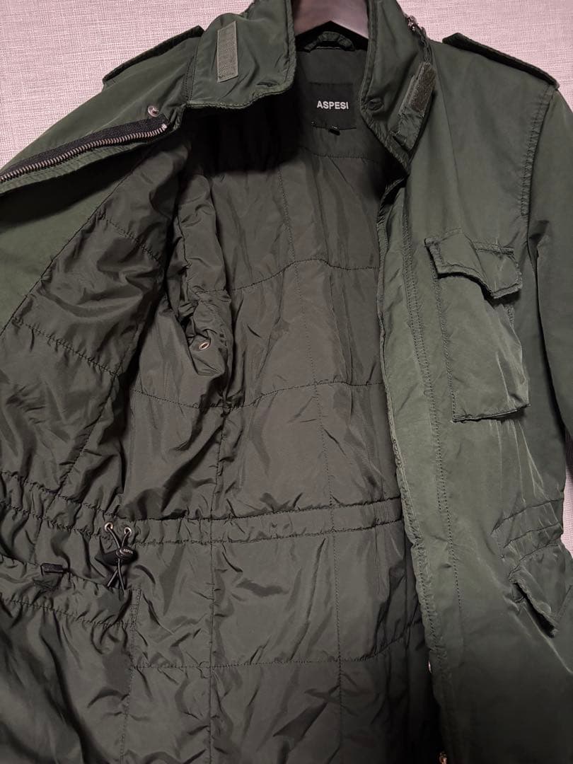 【近年モデル】ASPESI M65 NEW CAMP JKT グリーンXS