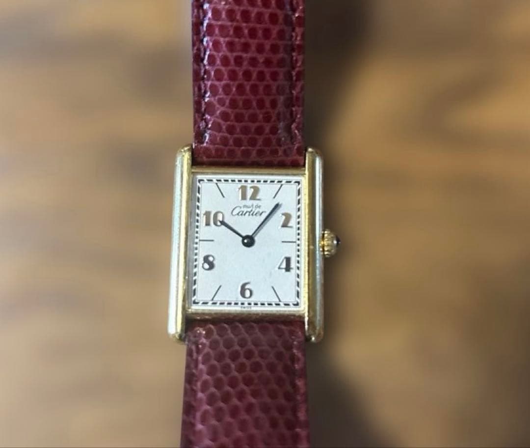 カルティエ CARTIER マストタンク SM ヴェルメイユ クォーツ