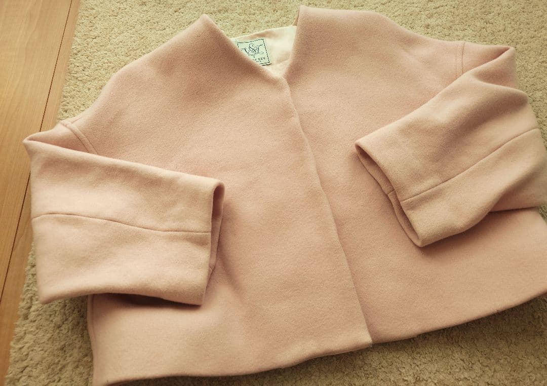 セブンテン バイ ミホカワヒト ダブルフェイスショートコート ピンク M