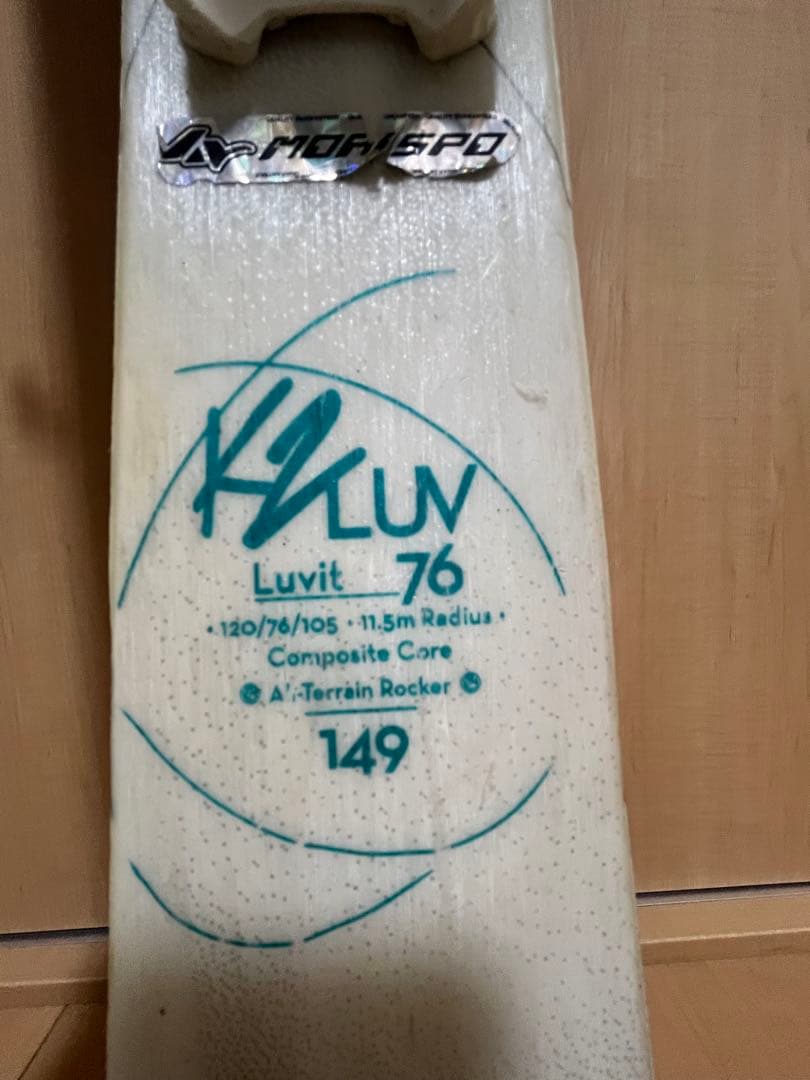 K2 Luvスキー 板　149cm