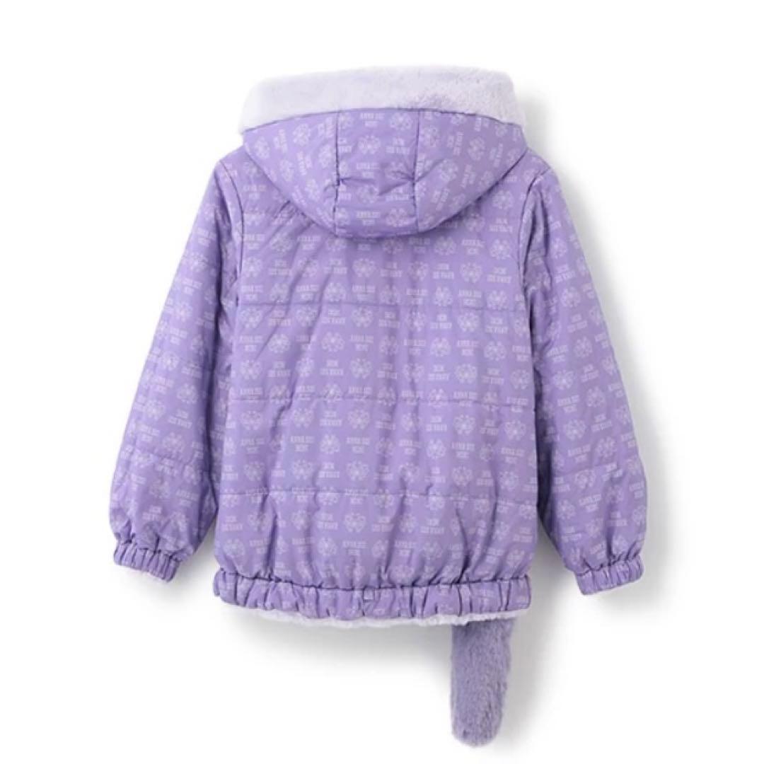 新品 ANNA SUI mini ネコエコファーリバーシブルアウター Lサイズ