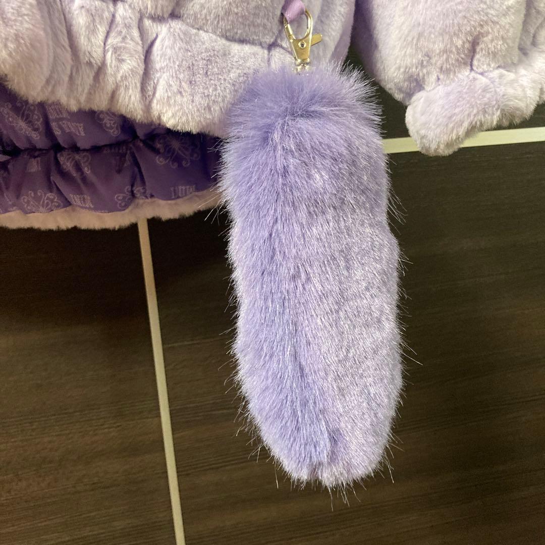 新品 ANNA SUI mini ネコエコファーリバーシブルアウター Lサイズ