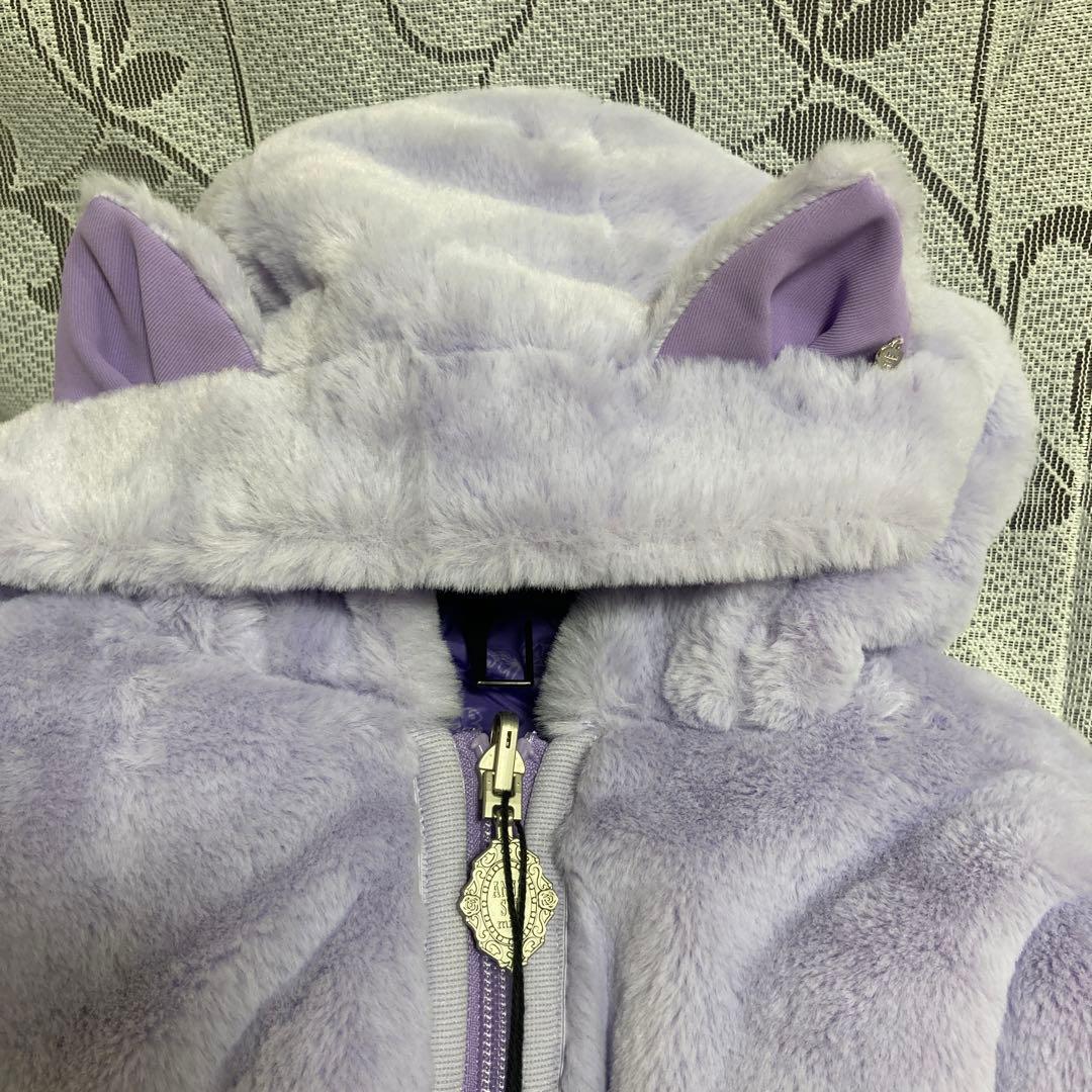 新品 ANNA SUI mini ネコエコファーリバーシブルアウター Lサイズ
