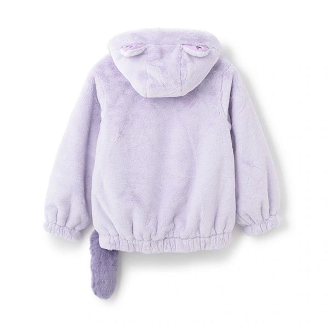 新品 ANNA SUI mini ネコエコファーリバーシブルアウター Lサイズ