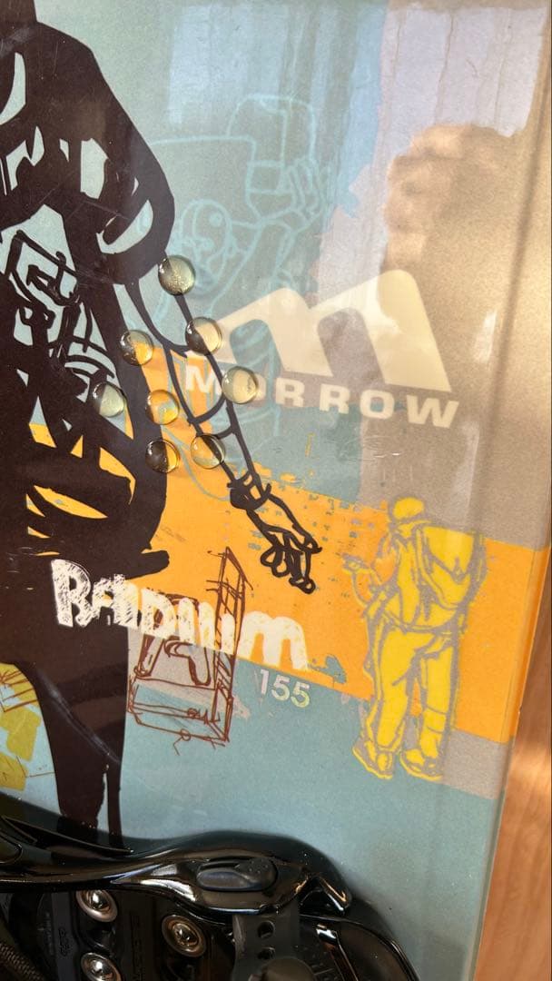 morrow 155 スノーボード Fluxバインディング付き