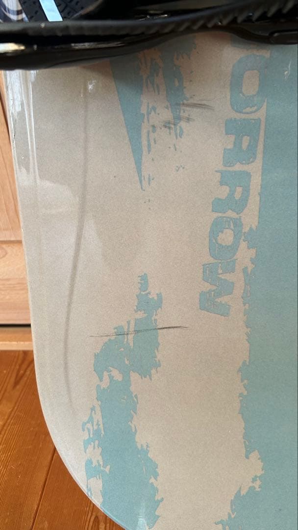 morrow 155 スノーボード Fluxバインディング付き