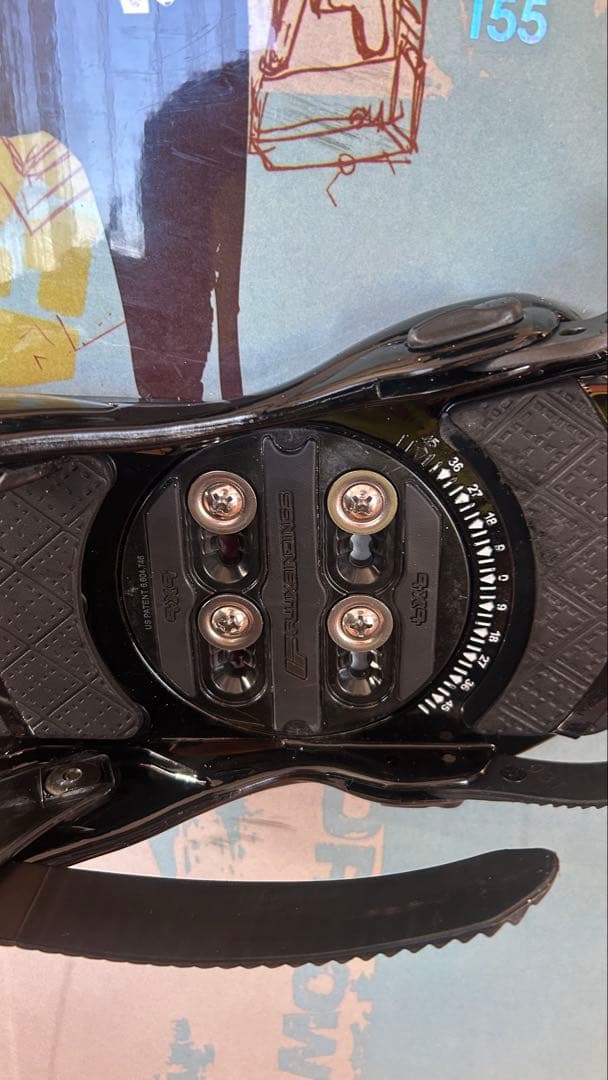 morrow 155 スノーボード Fluxバインディング付き