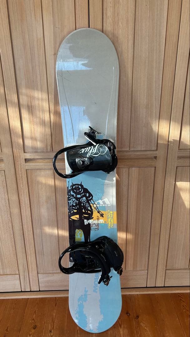 morrow 155 スノーボード Fluxバインディング付き