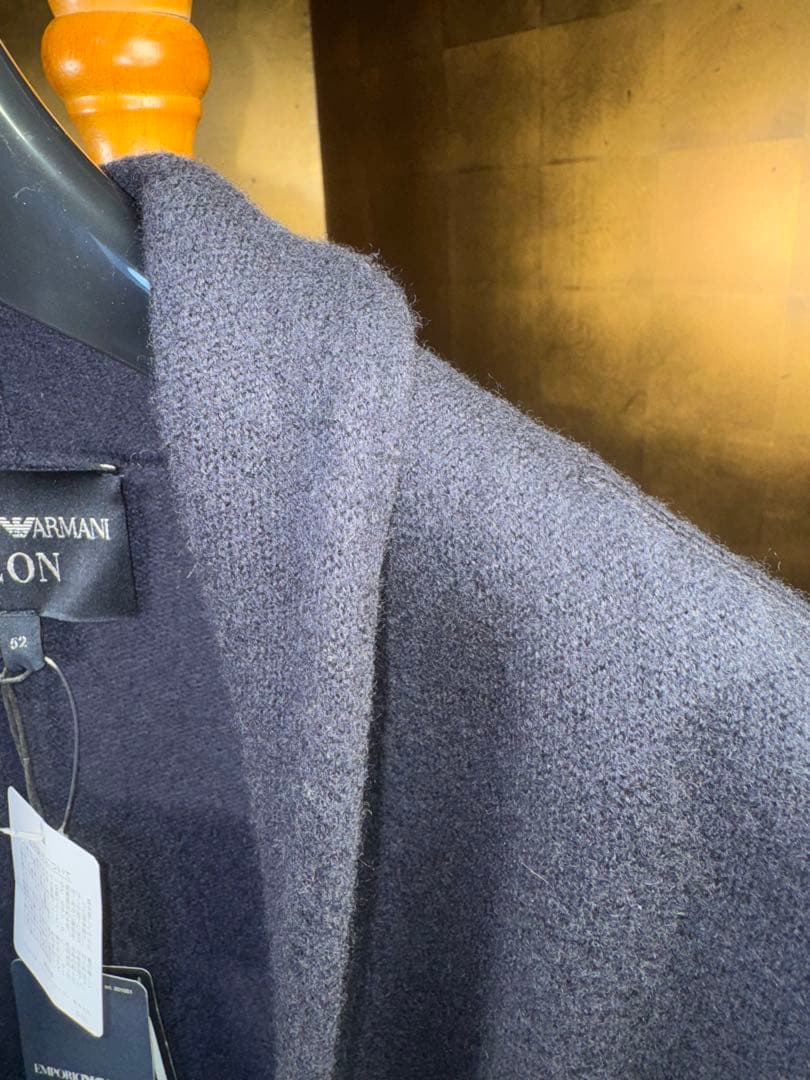 【エンポリオアルマーニ】新品タグ付き定価106,700円コートジャケット 52