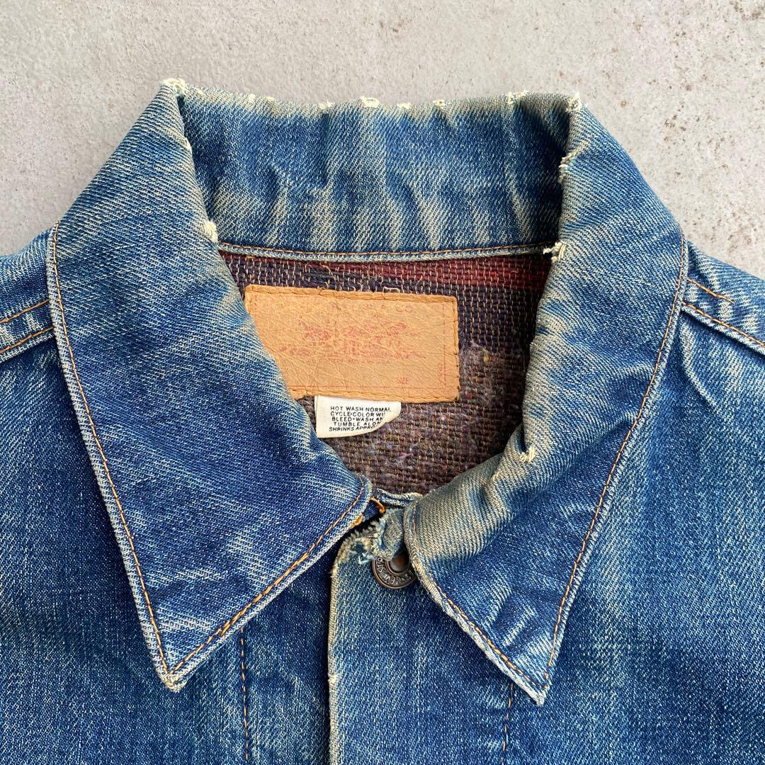 60s~70s Levi's70505 bigE ブランケット ケアタグ 40