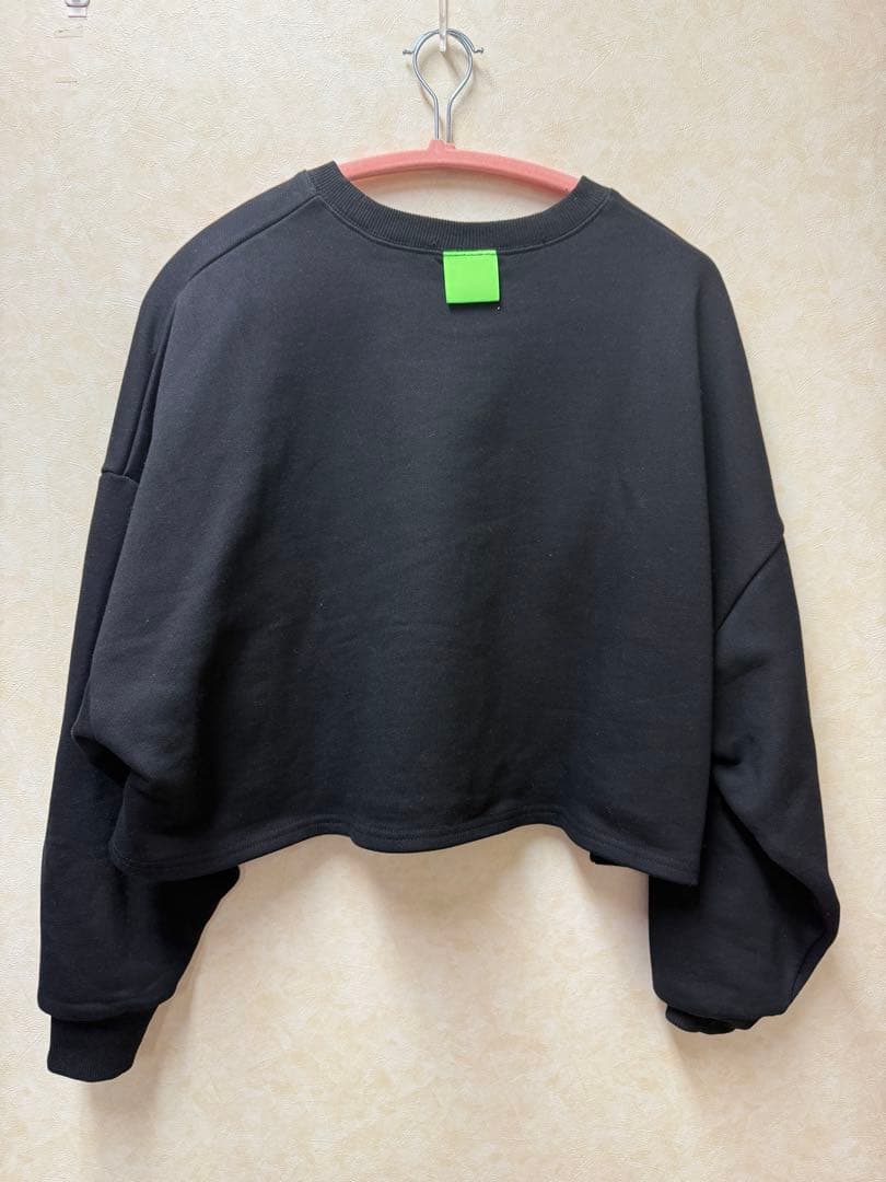 LINKABLE メッセージスウェットプルオーバー(ブラック)