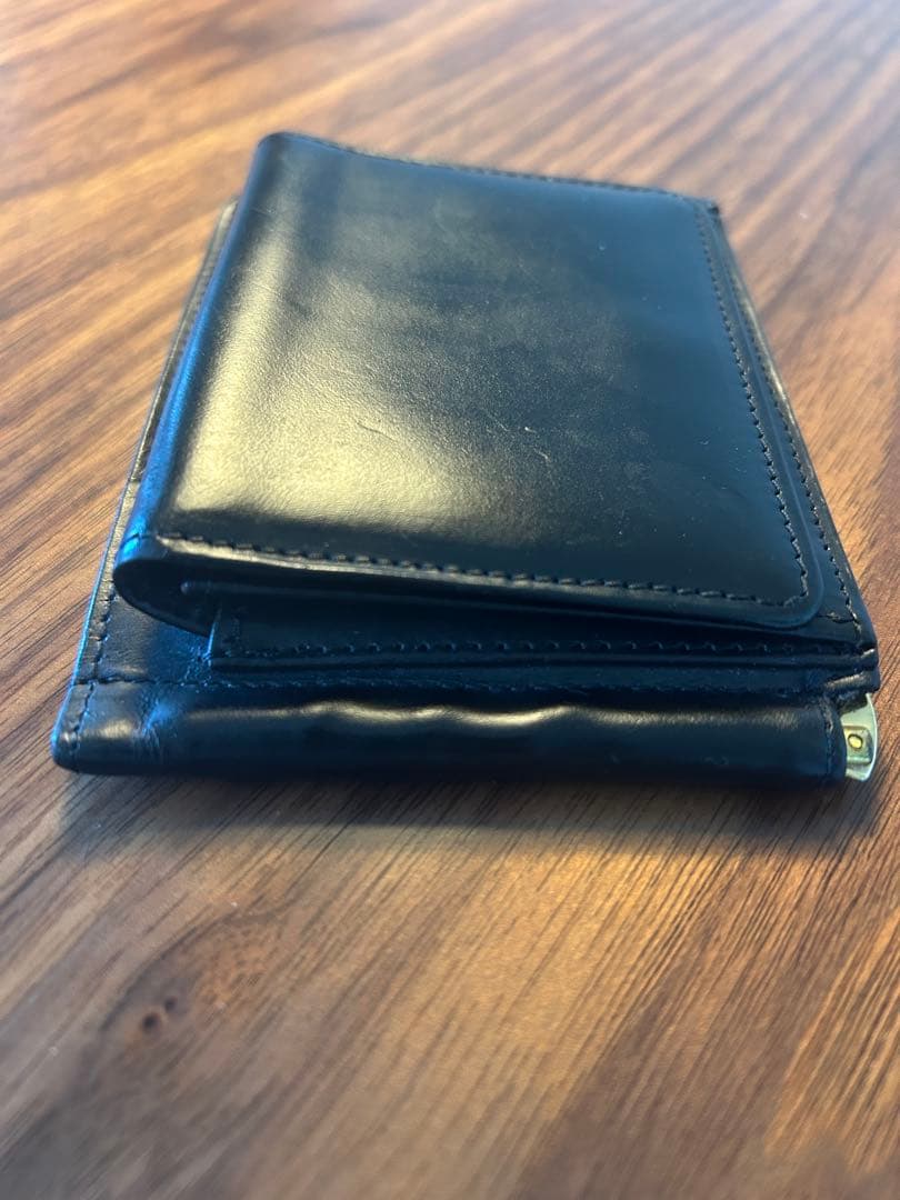 【極美品】GLEN グレンロイヤル マネークリップ レザー 小銭入れ付