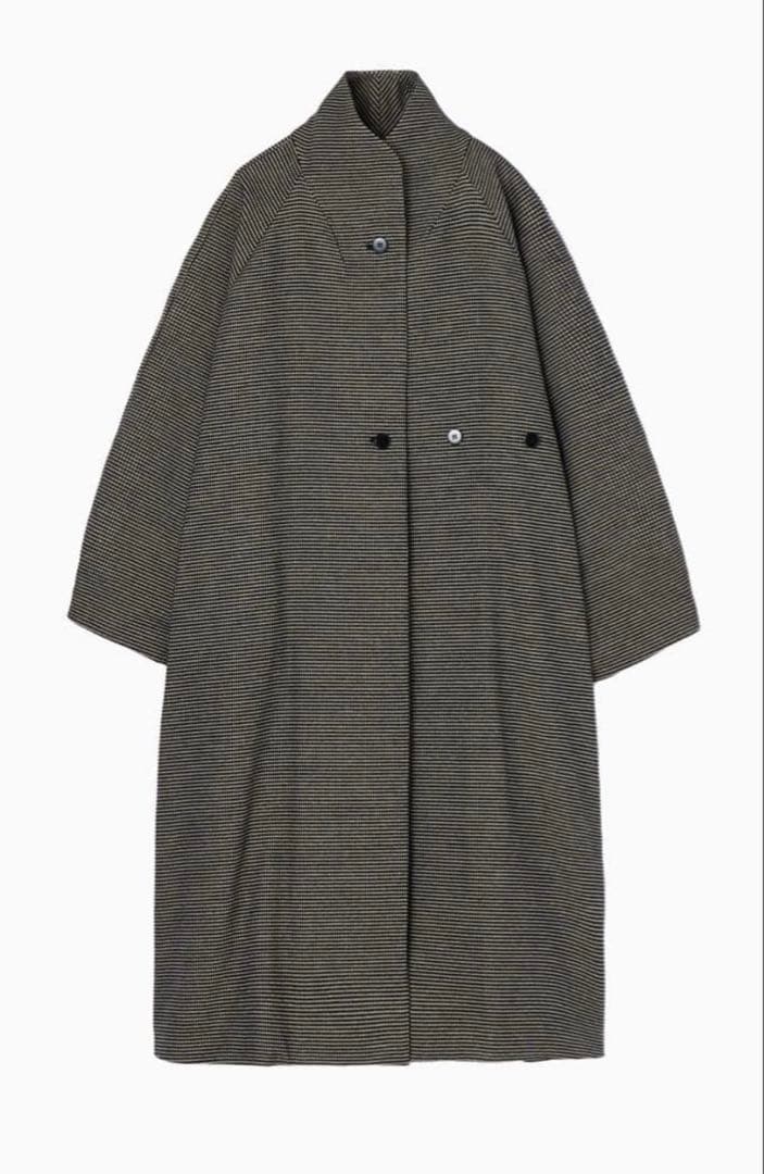 hella tweed long coat ロングコート 25aw