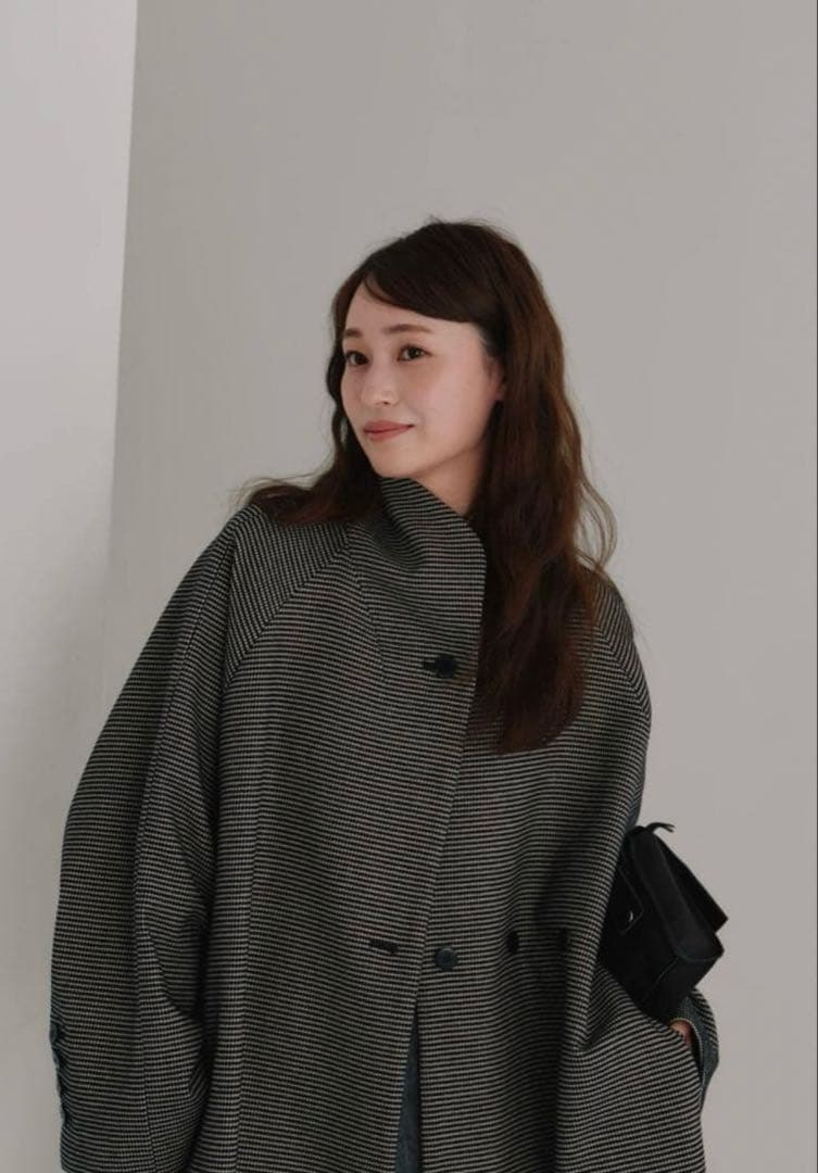hella tweed long coat ロングコート 25aw