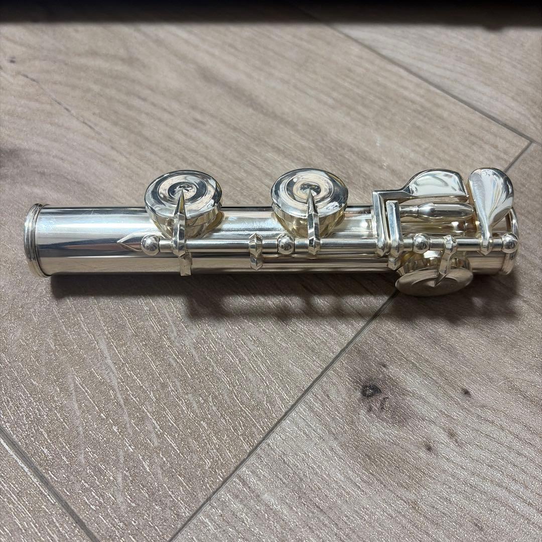 Pearl　フルート PF-525E　Eメカ　ピントップアーム　リッププレート銀