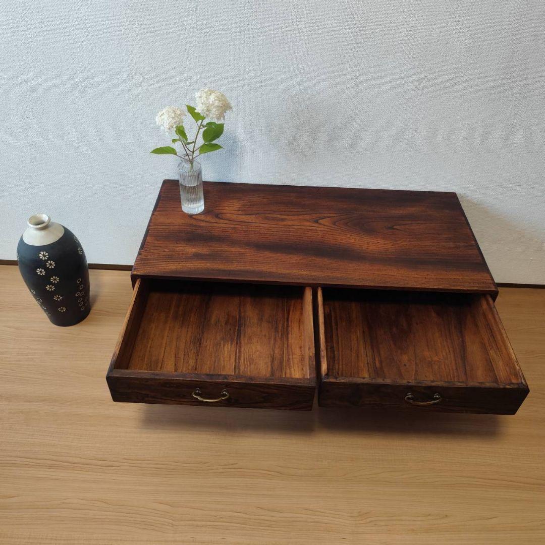 和モダン　魅力あふれる　レトロ　文机　昭和　木製　アンティーク