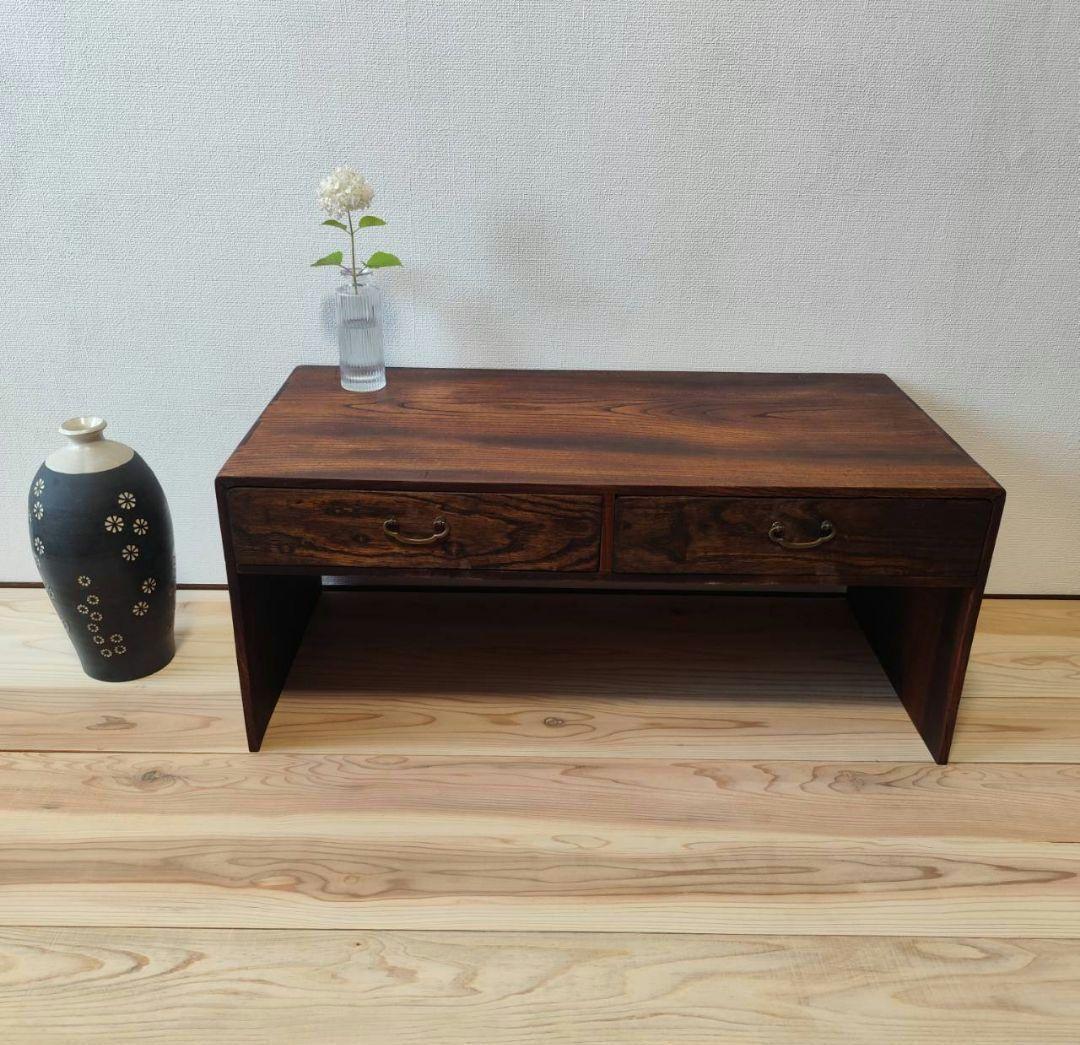 和モダン　魅力あふれる　レトロ　文机　昭和　木製　アンティーク