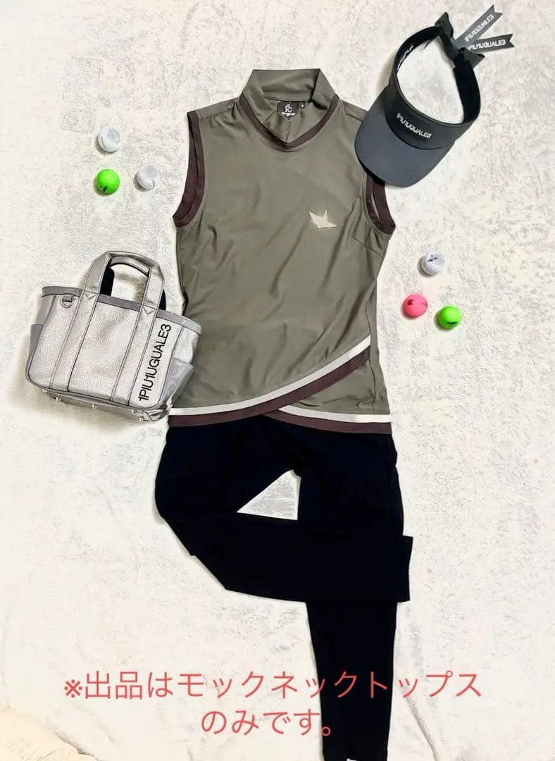 【美品】値下可能1PIU1UGUALE3 GOLFウノピュウゴルフ　モックネック