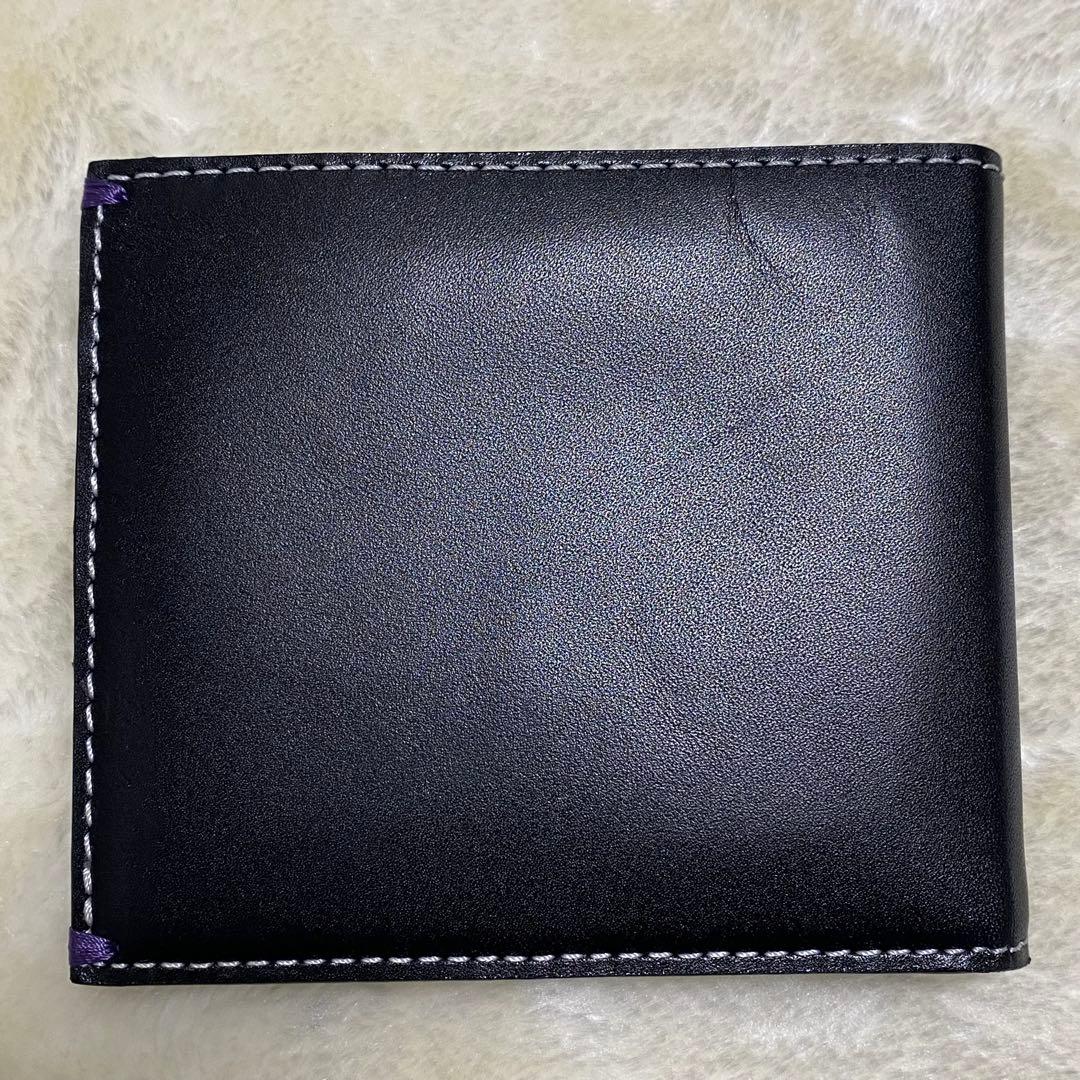 新品箱付き✨ポールスミス　二つ折り財布　札入れ　マウテンバイク　自転車　黒レザー