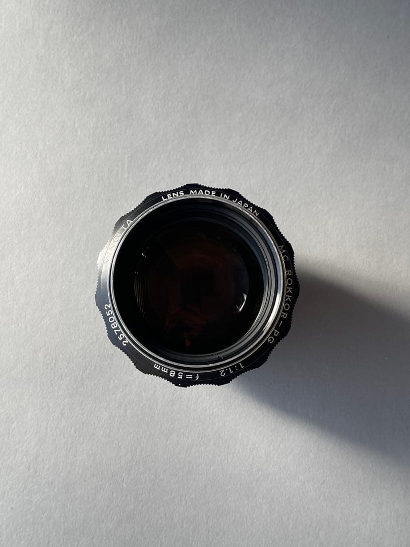 MINOLTA（ミノルタ）MC ROKKOR-PG 58mm f1.2