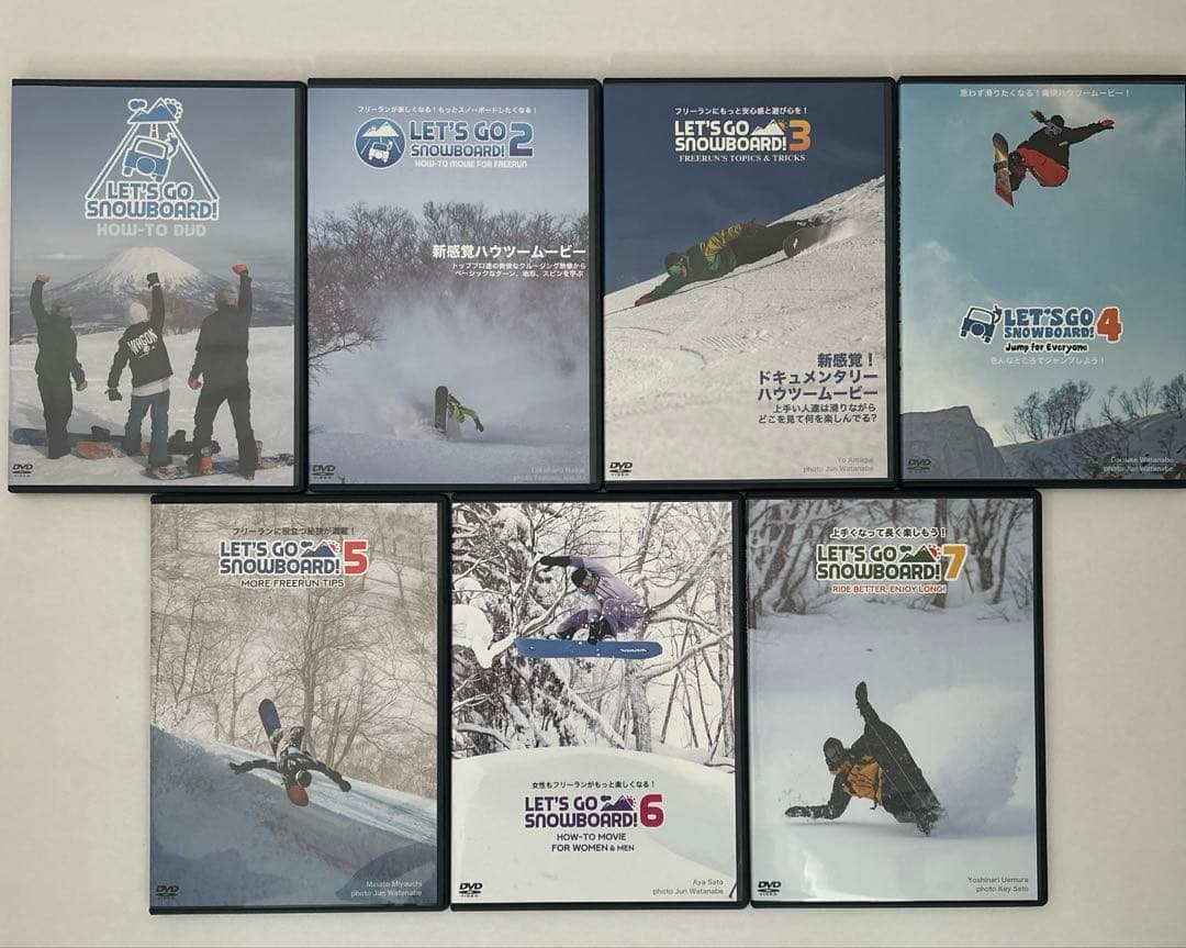 LET'S GO BOARD! 1〜7セット スノーボード DVD