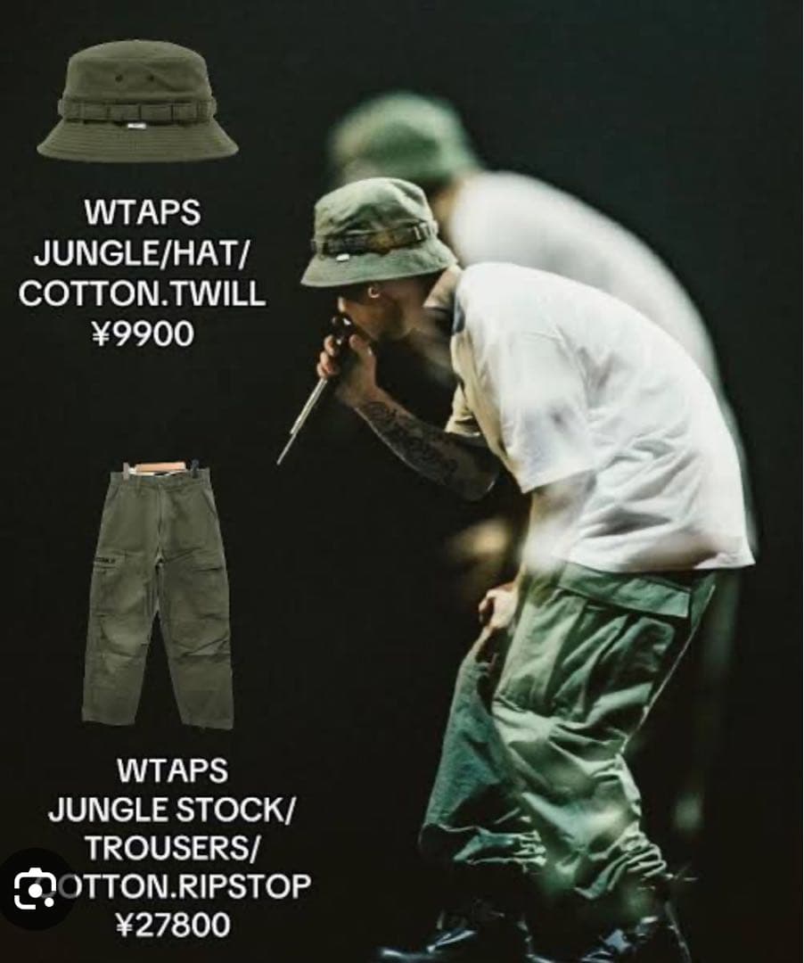 ZORN着用 WTAPS JUNGLE HAT olive サイズ04