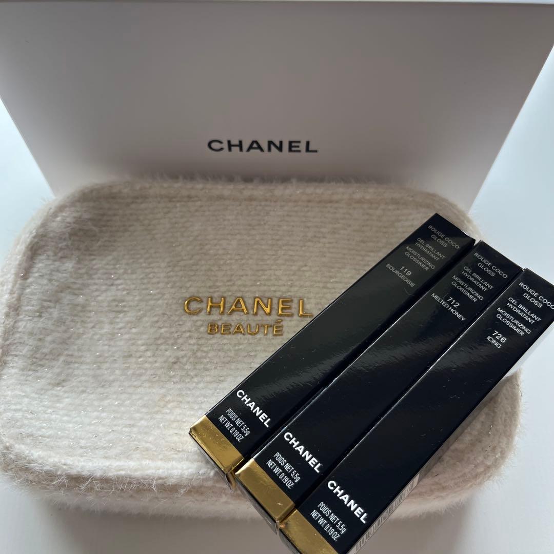CHANEL ホリデーコレクション 2024 ルージュココグロストリオセット