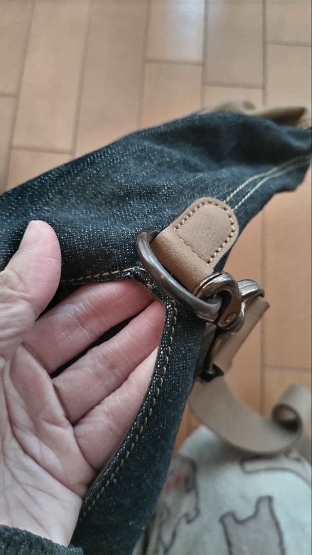 未使用☆バーバリーブルーレーベル　デニムトートバッグ