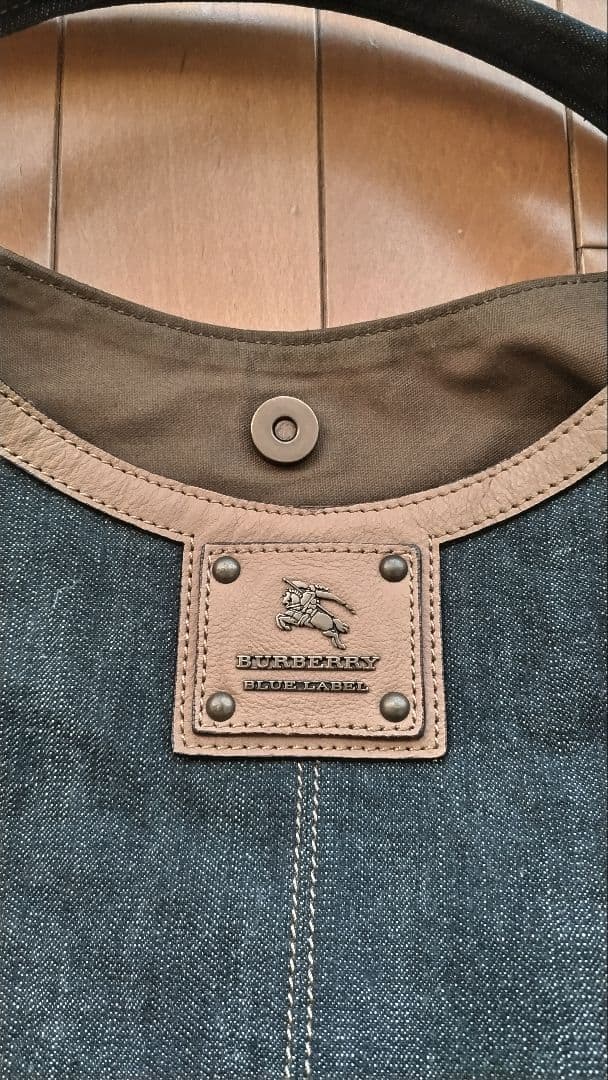 未使用☆バーバリーブルーレーベル　デニムトートバッグ