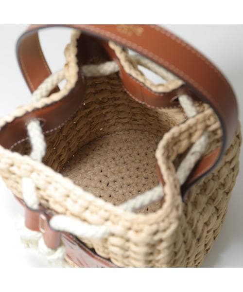 セリーヌ CELINE ティーンドローストリング かごバッグ