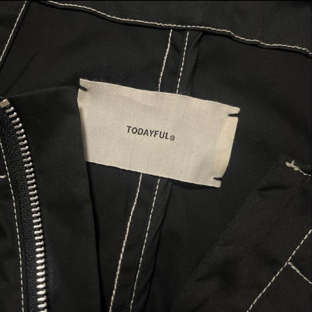 【セール中】Frontzip Cotton Salopette ブラック