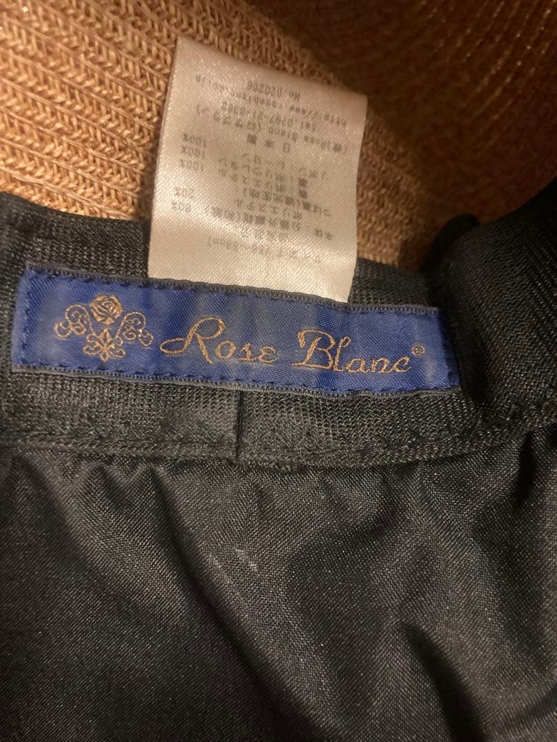 【100%完全遮光】芦屋ロサブラン　麦わら帽子　リボンハット