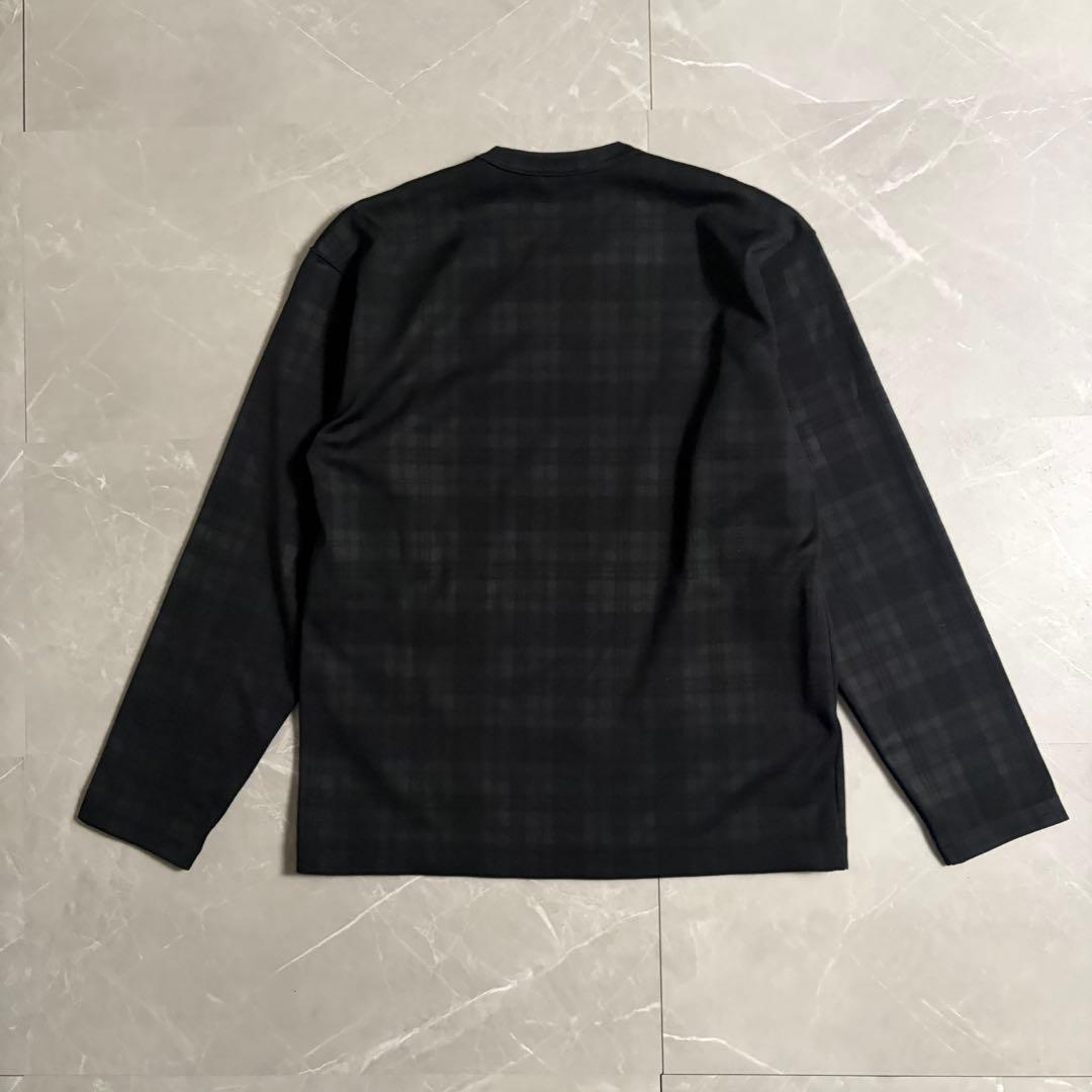 美品　田中オム　コムデギャルソン　カットソー　シャドーチェック　ブラック