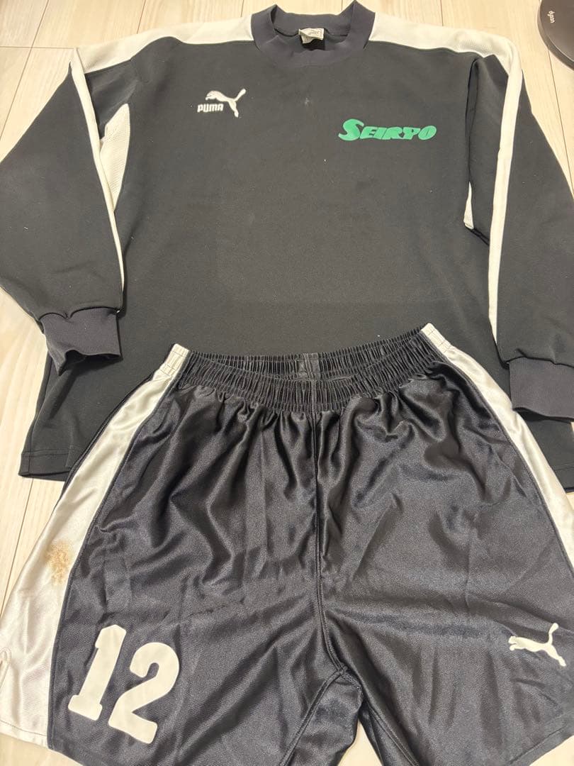 星稜高校サッカー部ユニフォーム　セット PUMA サッカーシャツ 12番