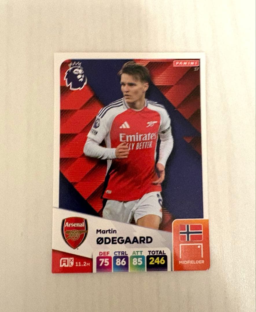 【現地購入 新品】アーセナル2024年モデル マルティン・ウーデゴール Lサイズ