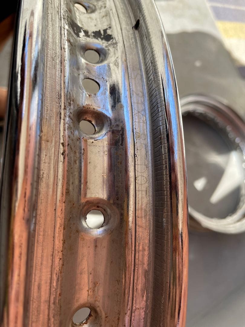 21インチリム　21x1.85 Hリム　ショベル　パン　ナックル　ハーレー