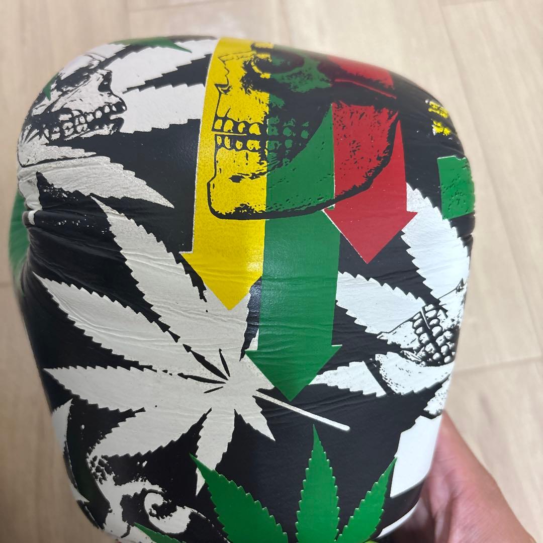 TWINS 8オンスボクシンググローブ 大麻柄