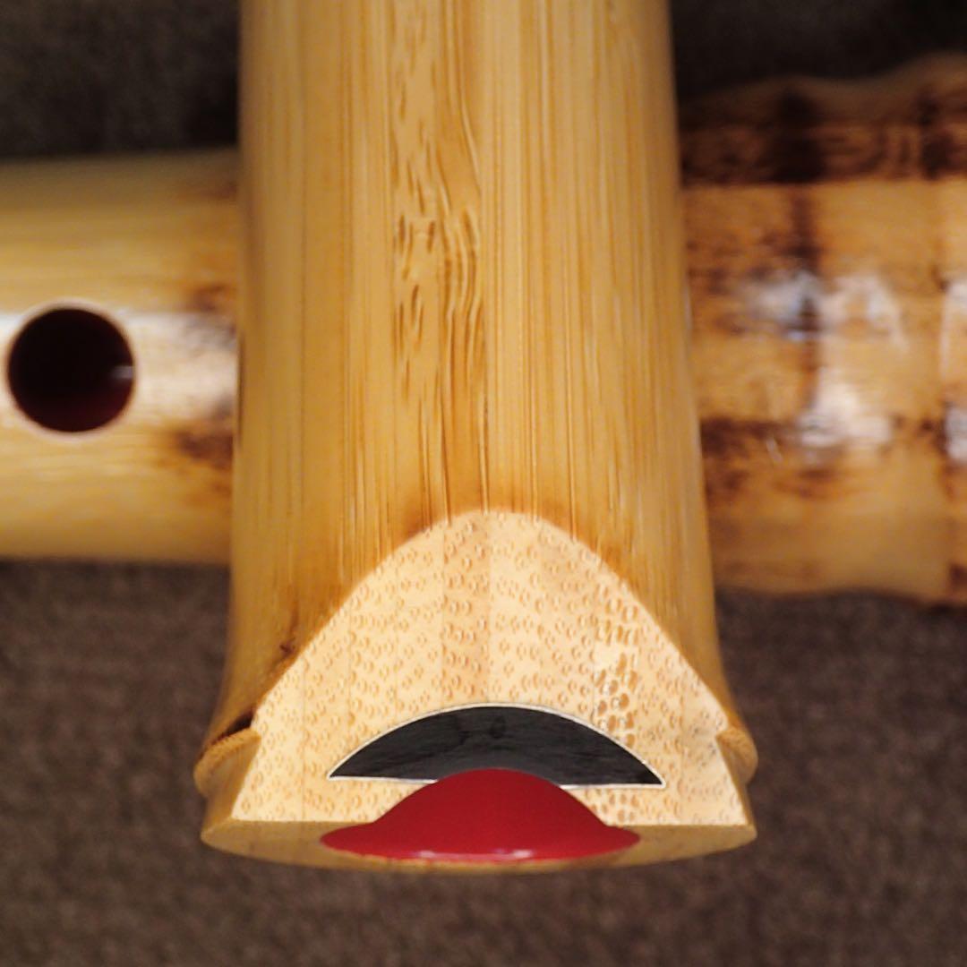 尺八 高級合竹曲管 蝴蝶 １尺４寸管(F♯)