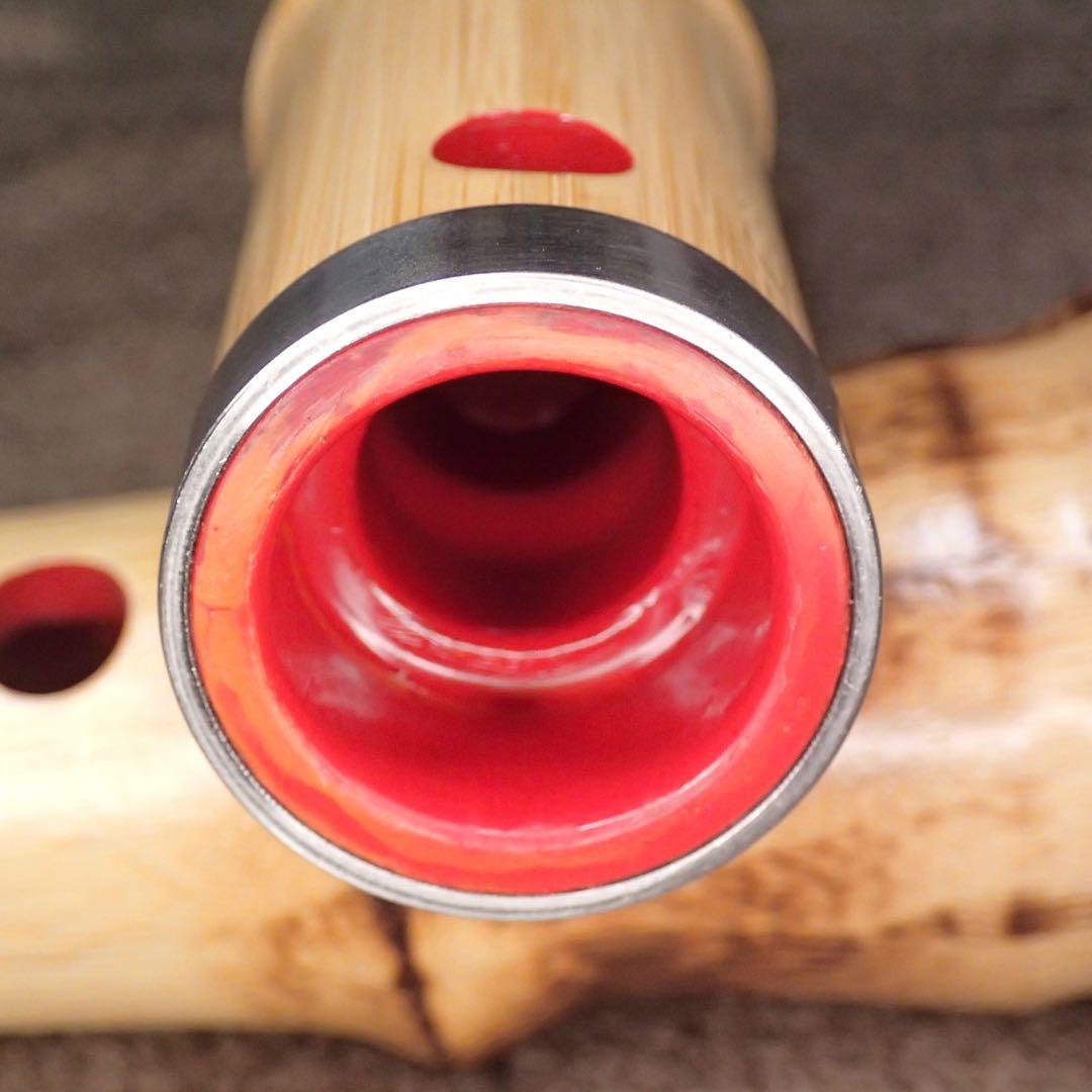 尺八 高級合竹曲管 蝴蝶 １尺４寸管(F♯)