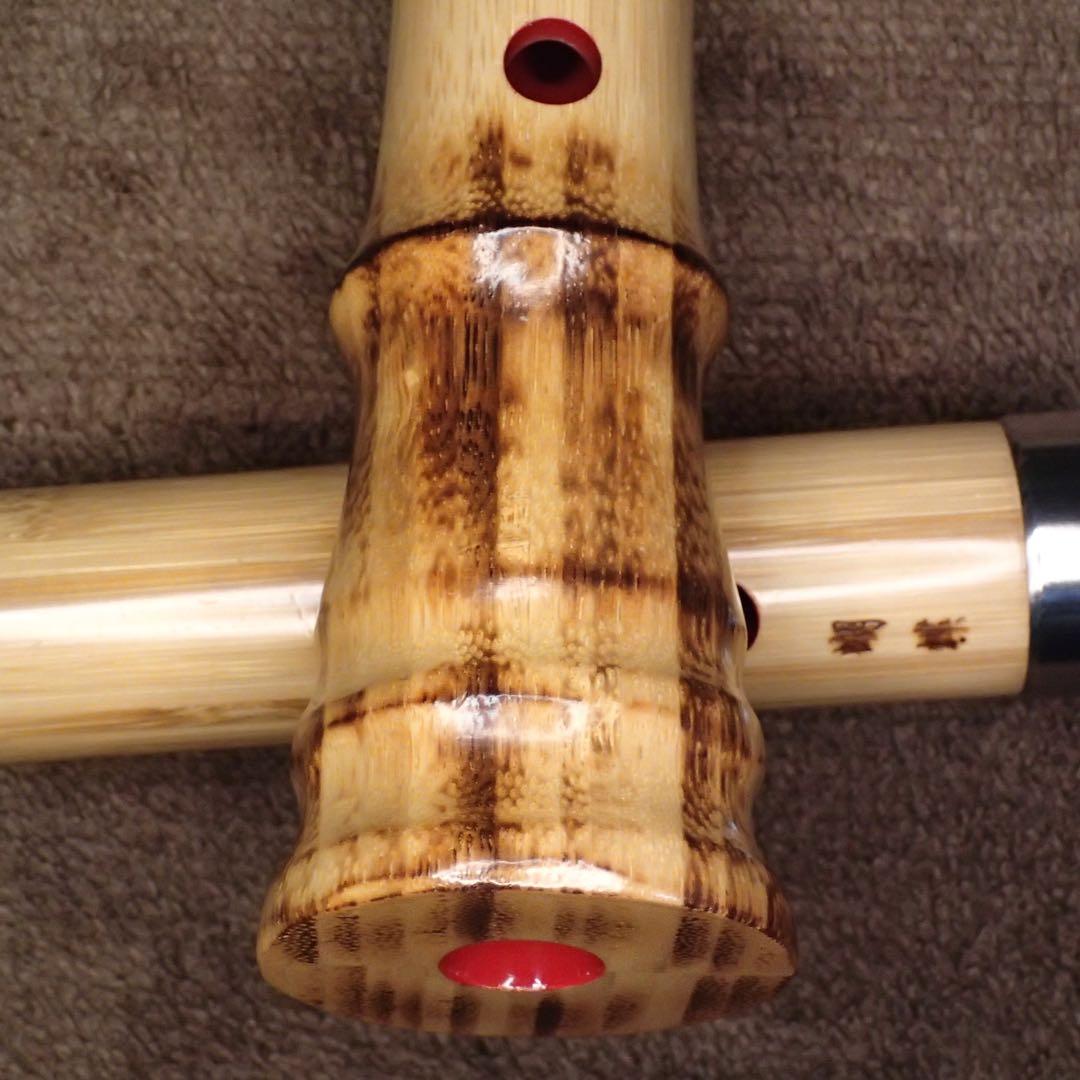 尺八 高級合竹曲管 蝴蝶 １尺４寸管(F♯)