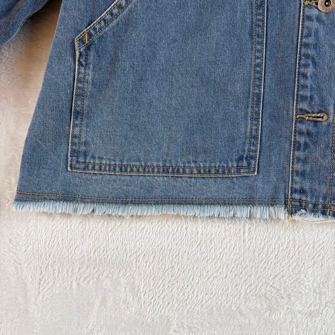 【美品】BEARDSLEY FRIPIER パフ袖カバーオールデニムジャケット