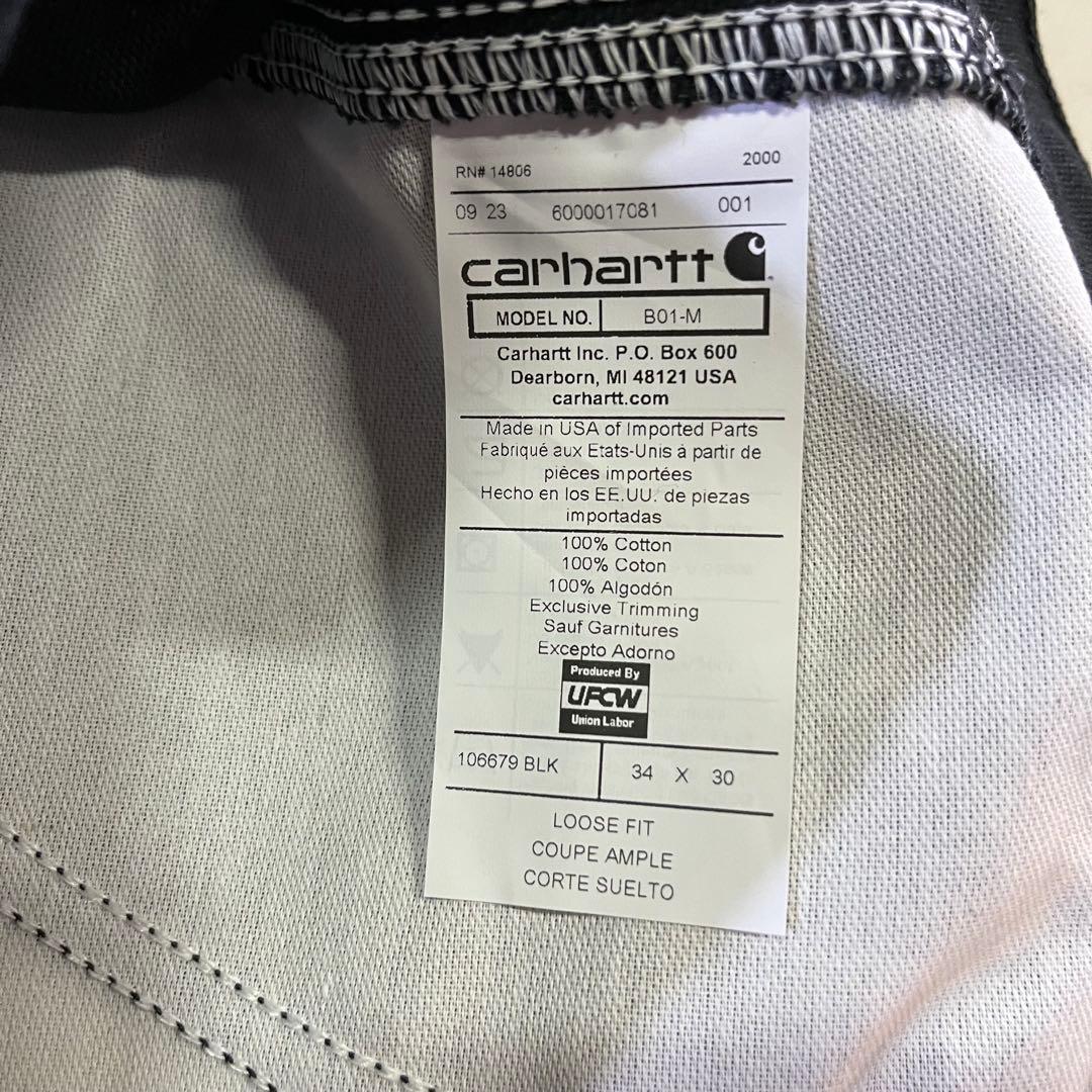 新品未使用 carhartt ダブルニー ダックパンツ ワイド baggy 極太