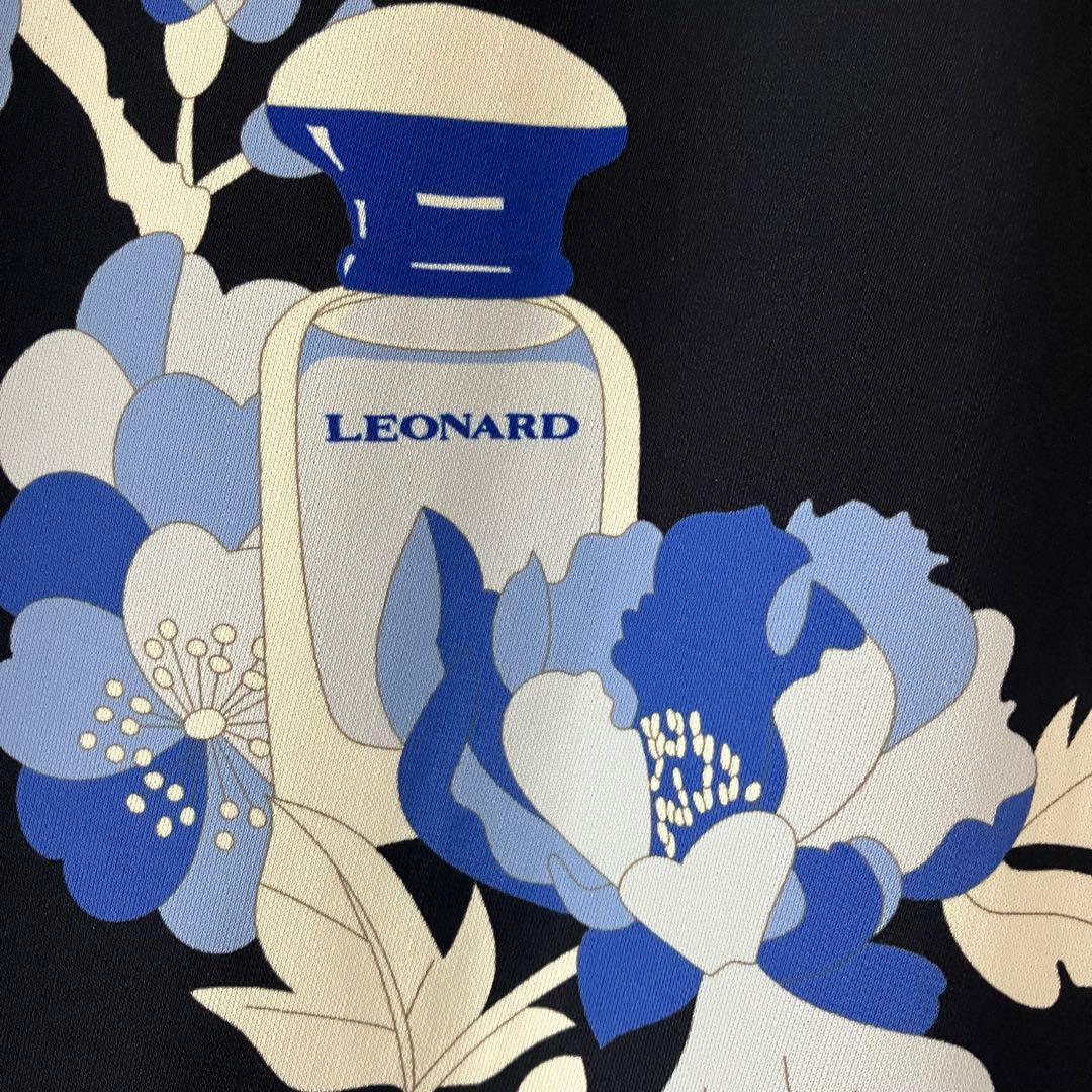 近年美品 レオナール チュニック パフューム 香水柄 38