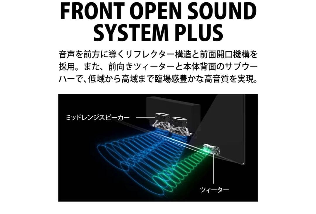 2023年製 シャープ 43V型　4K液晶テレビ AQUOS 4TC43EN2