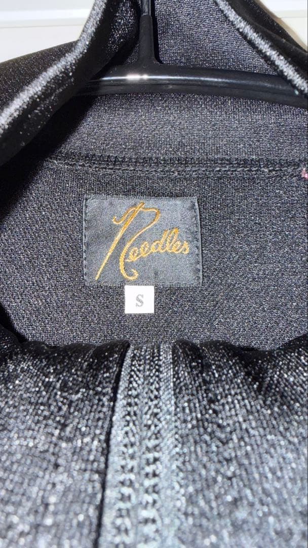 Needles黒 ピンクストライプ ジャージ