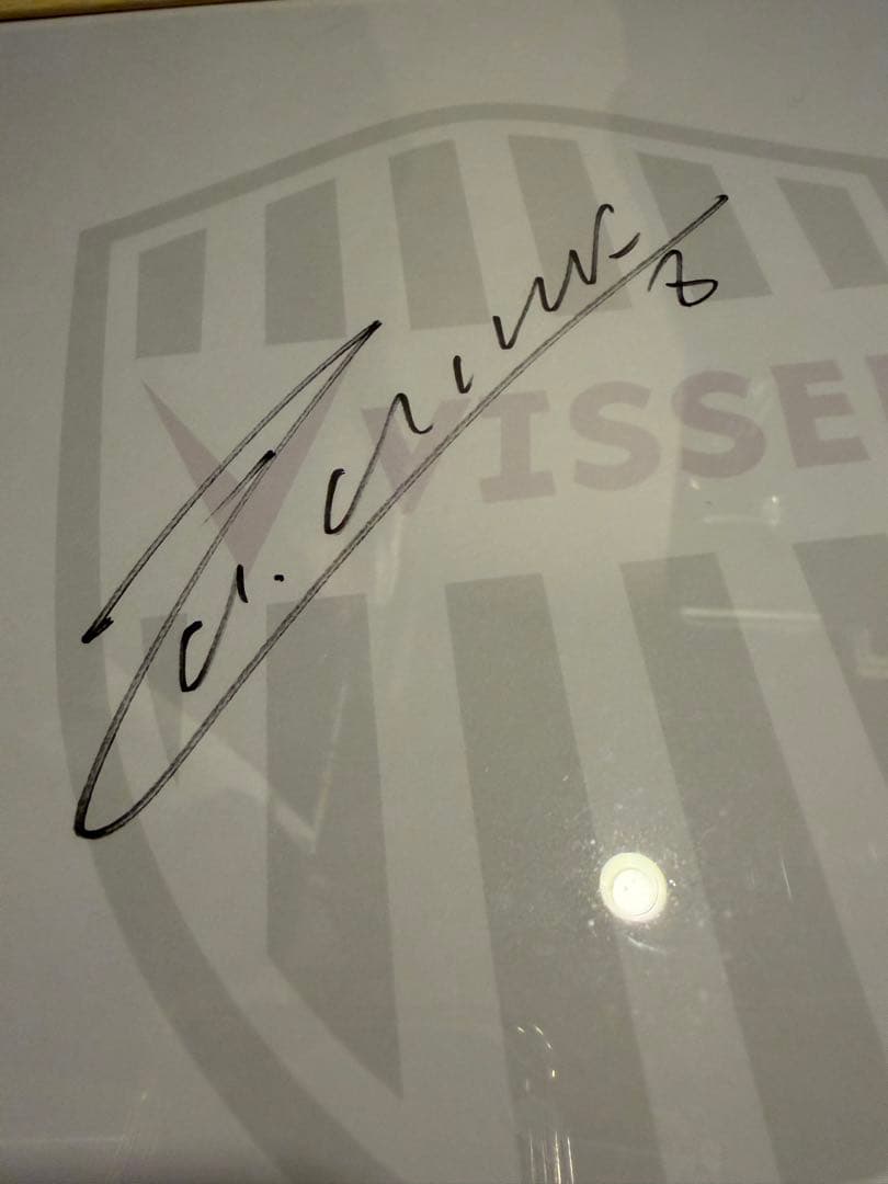 ヴィッセル神戸　イニエスタ　直筆サイン