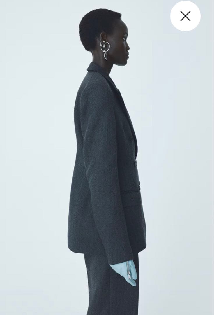  Studio 2025ダブルブレストウールブレザー テーラードジャケット